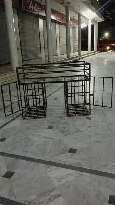 Heavy Duty Iron Cage for Motorcycle Delivery / Bike Cargo Carrier Rack