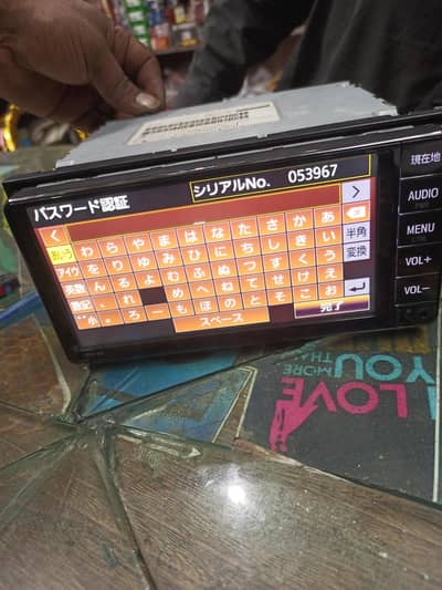 toyota geniune lcd unit