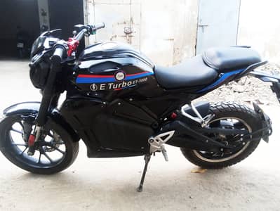 E Turbo Evo 3k Electric Bike 2026 Model 0 Meter condition Urgent Sale