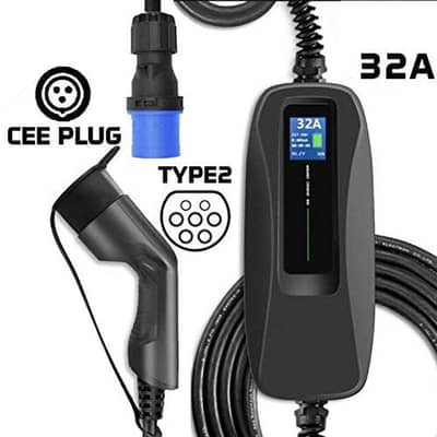 Besen EV car Charger, Portable Changing box 32A, type 2 , level 2