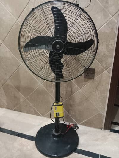 12V Pedestal Fan with 12V Charger (without battery)