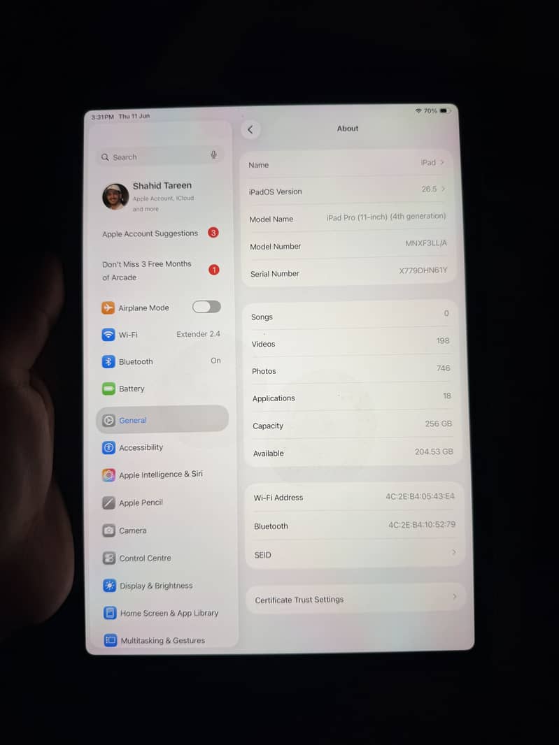 Ipad pro 11 inch 7