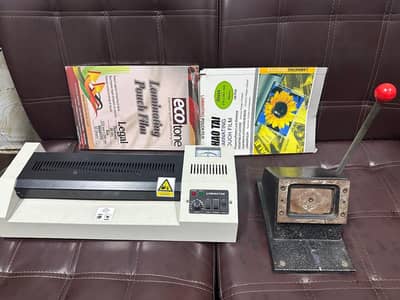 Heat Lamination Machine with Die Cutter & PVC Sheets for Sale