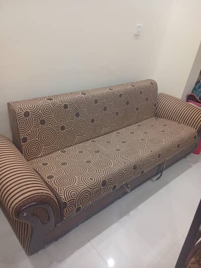 3-Seater Sofa Cum Bed with Large Built-in Storage Box