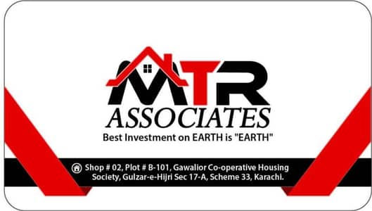 Open Plot Available For Sale 135 Sq, Yds Residential Plot By MTR Associates
