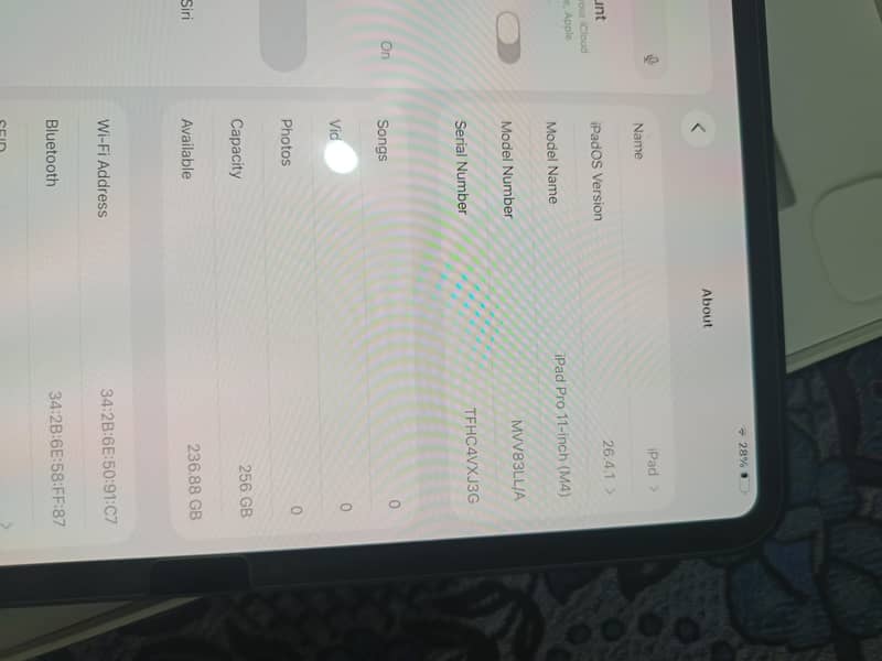 Ipad pro m4 5