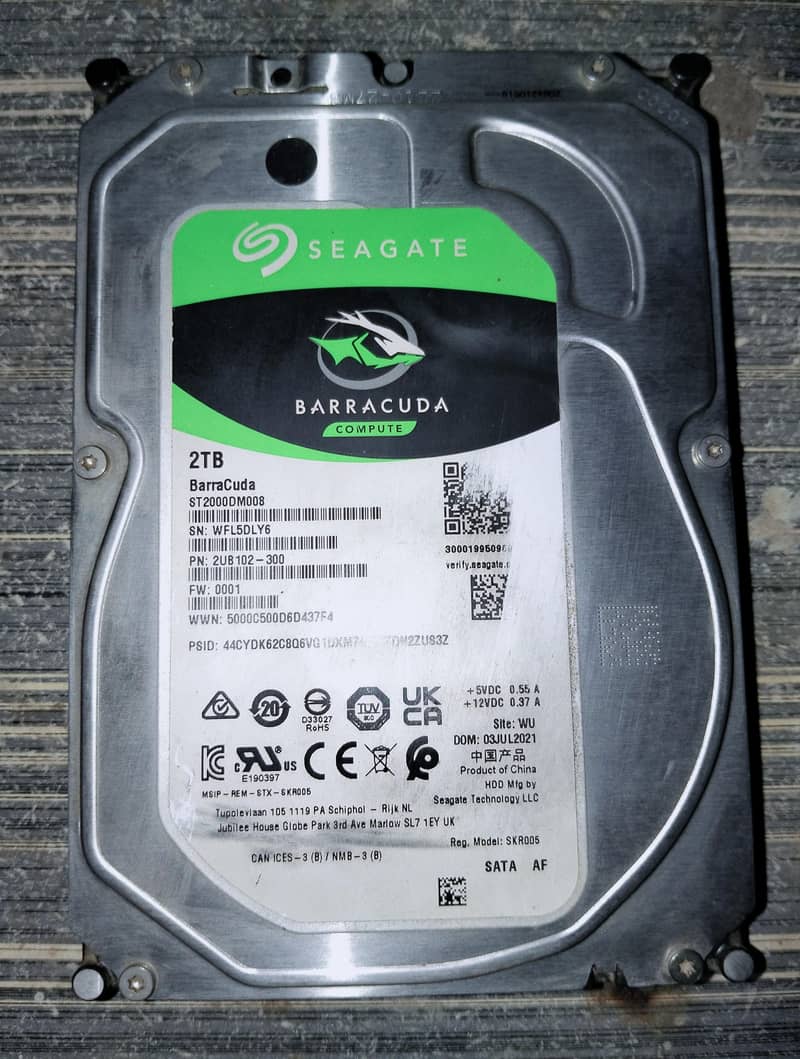 2tb hard disk seagate barracuda 0
