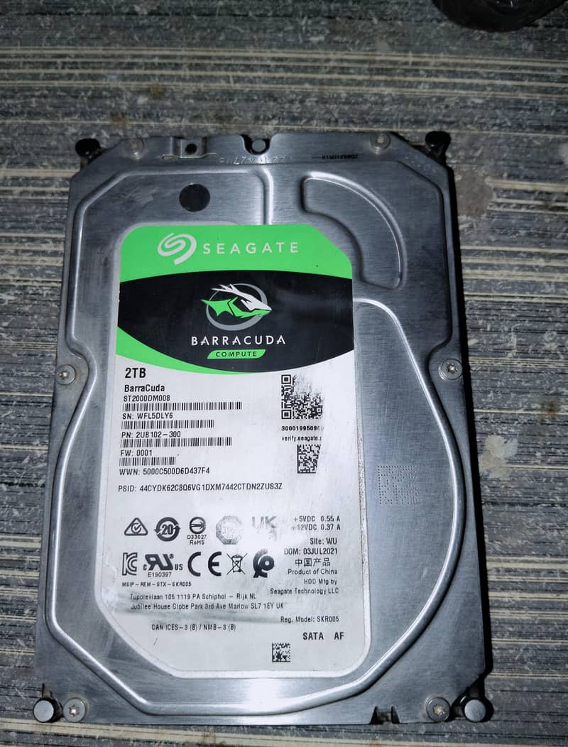 2tb hard disk seagate barracuda 1