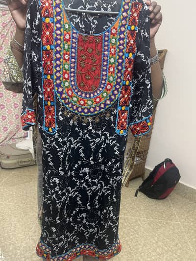 Printed embroidered shirt