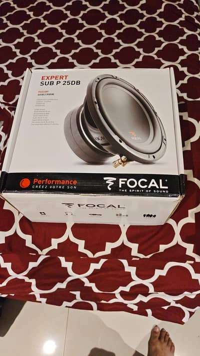 (ORGINAL) FOCAL SUB P 25 DB  CAR SUBWOOFER