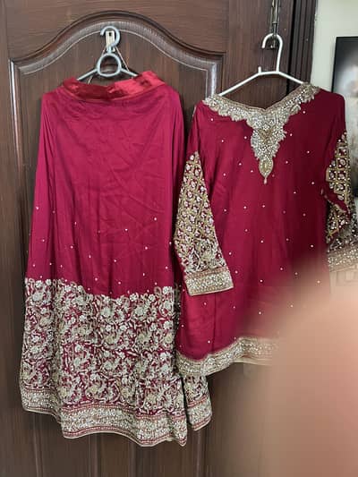 Bridal red lehenga