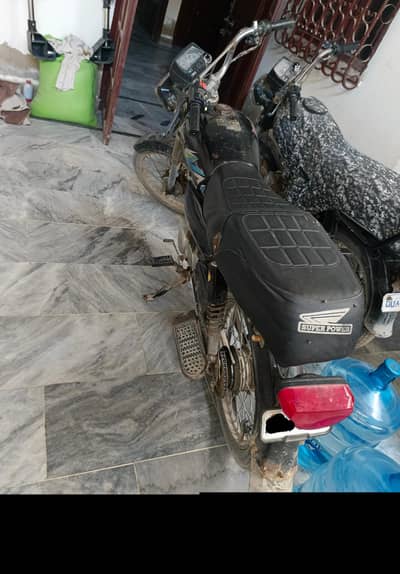 Unique Bike Black Color 70cc