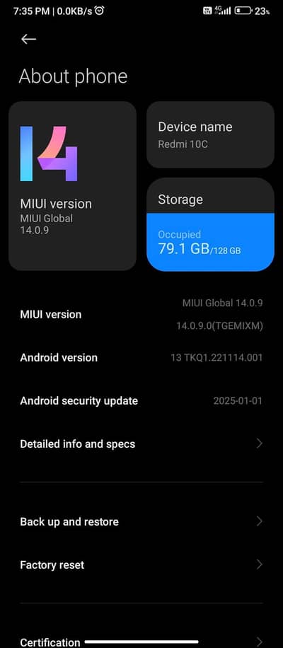 Xiaomi Redmi 10C