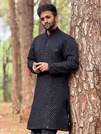 Wedding Kurta trouser for Nikkah Barat Walima and Mehndi
