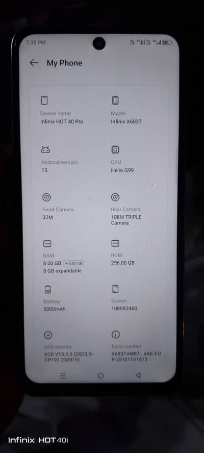 Infinix Hot 40 Pro 8/256