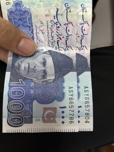 Rare 786 and 804 Number,1000 rupee notes new Fresh notesnotes