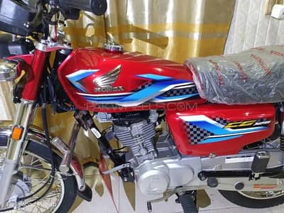 Honda CG 125 2024 Model | Excellent Condition | Red Color | Bike 125