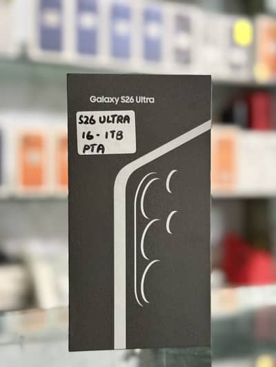 SAMSUNG GALAXY S26 ULTRA 16-1TB BLACK OFFICIAL PTA APPROVED BOX PACK