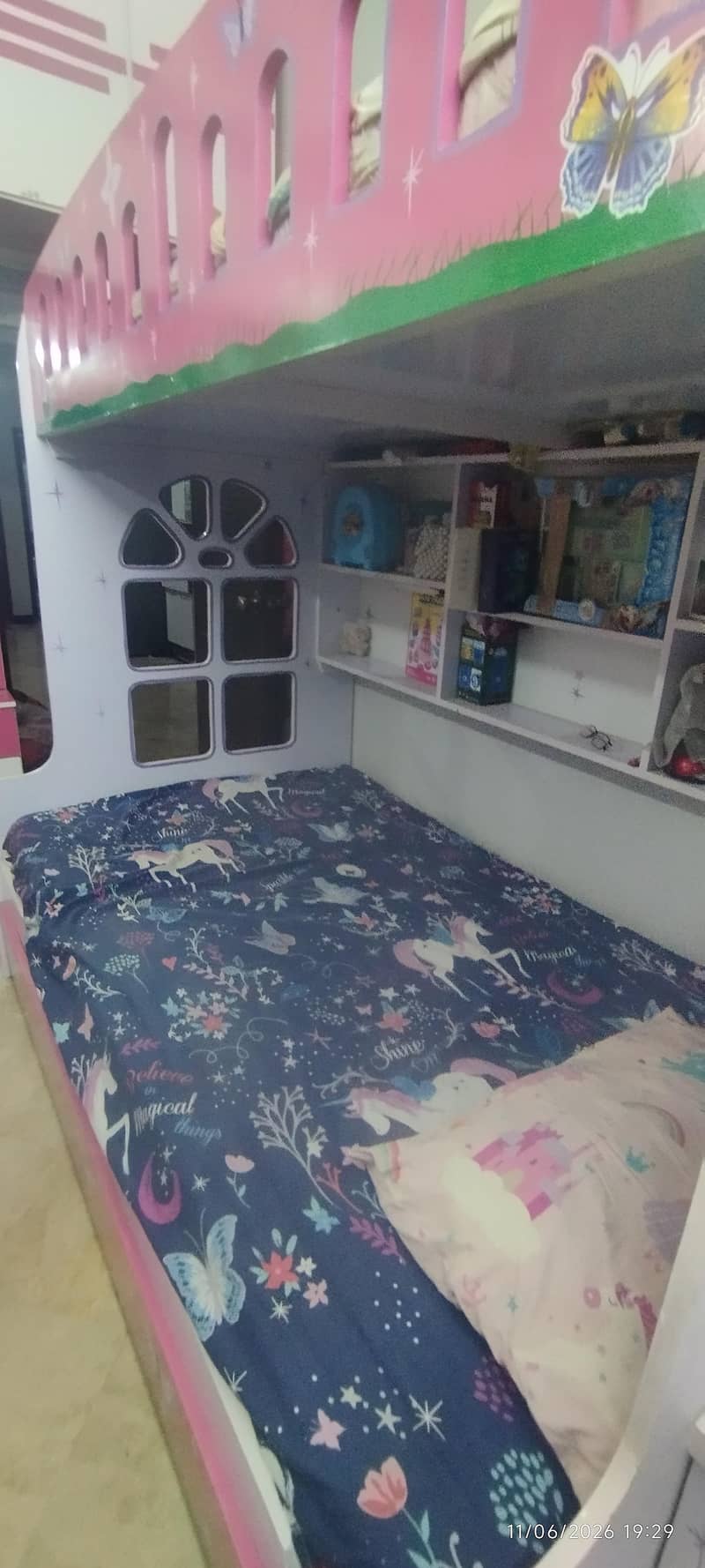 Bunker bed+study table+chair 5