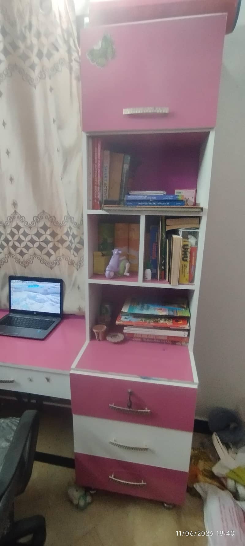 Bunker bed+study table+chair 17
