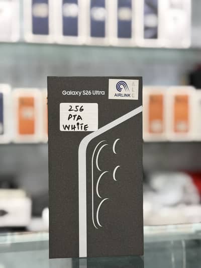 SAMSUNG GALAXY S26 ULTRA 12-256 GB PTA APPROVED WHITE COLOUR BOX PACK