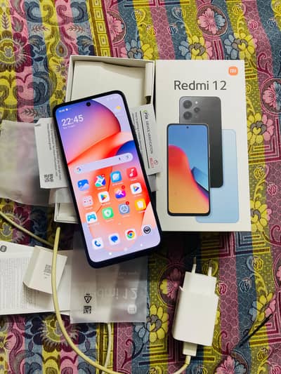 Redmi 12 8/256GB Complete Box PTA Approved