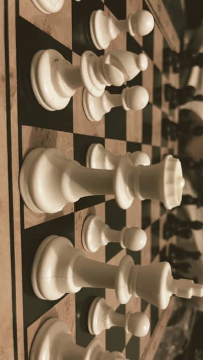 Wooden chess 3 in 1 19.5 x 19.5