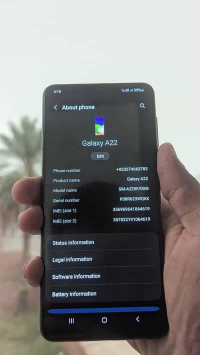Samsung Mobile A22