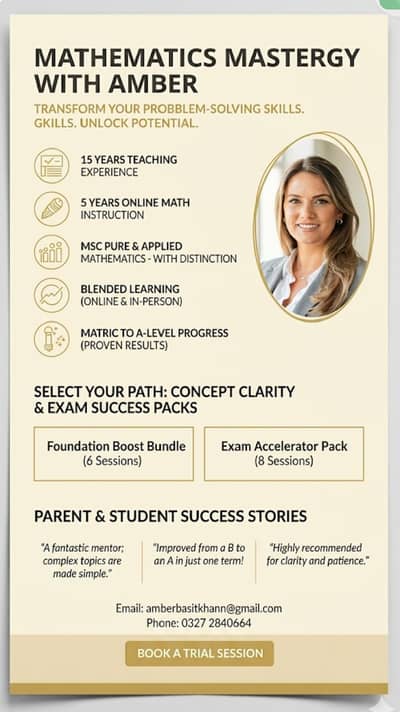online mathematics tuition