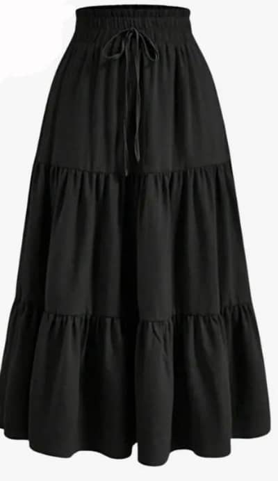 Black maxi Skirt