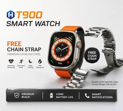 t900 ultra smart watch with free chain strap