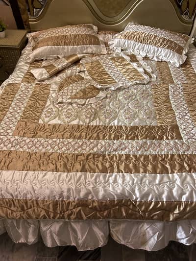 King size Wedding Bedsheet complete set one time used