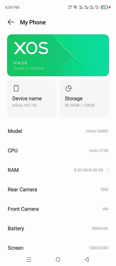 Infinix Hot 50