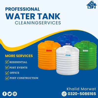 Water tank cleaning, Roof Waterproofing, Heat proofing ,