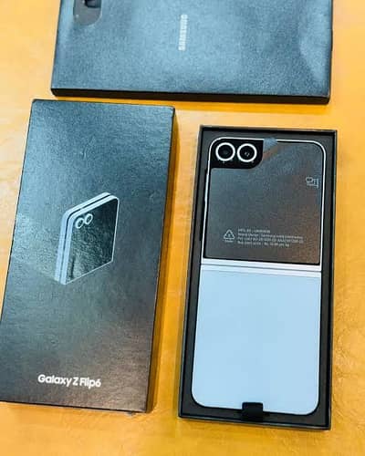 Samsung Flip 6 brand New with Box 12/256GB