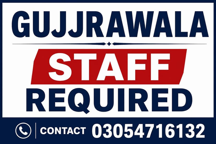 staff required 0
