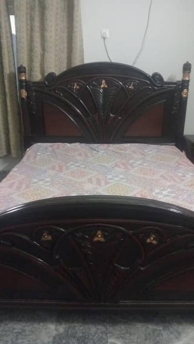 Double Bed Wooden Bed