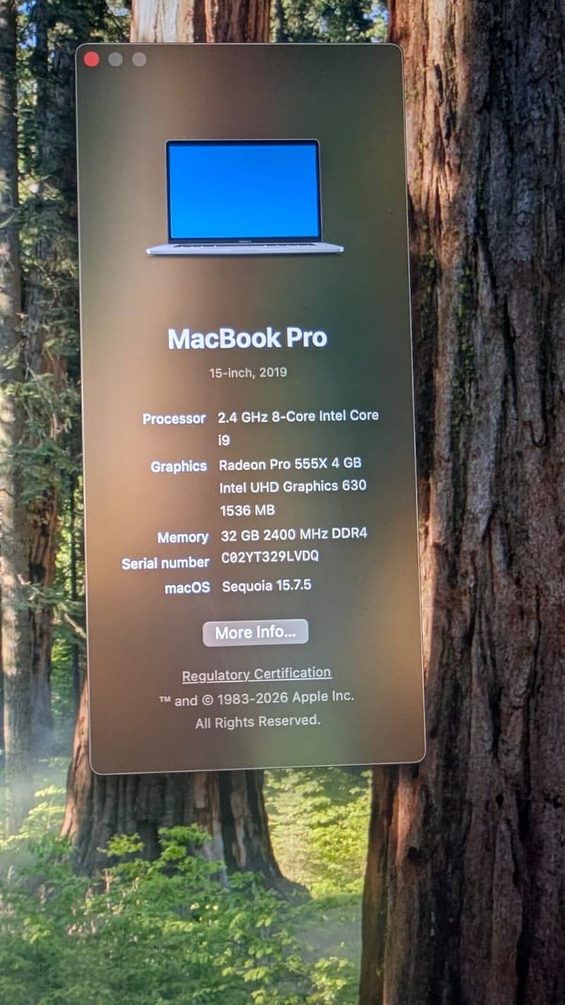 Macbook pro 2019 6