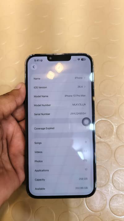 13 pro Max 256gb factory  battery 91 all ok