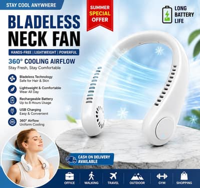  Bladeless Neck Fan   03212856360  03