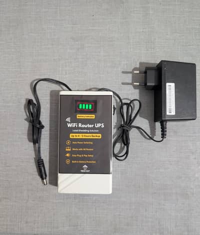 12 V WiFi Router UPS with Adapter