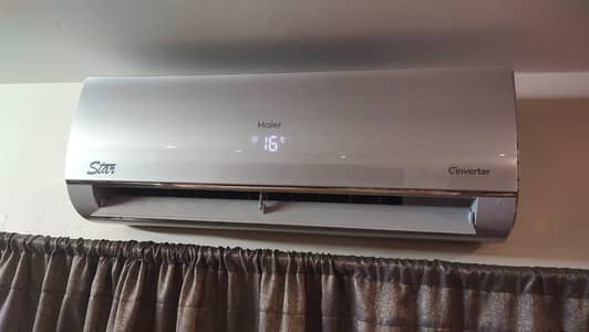 Haier Ac DC Inverter 1.5 Ton For Sale 0321=2587=367 My Whatsapp