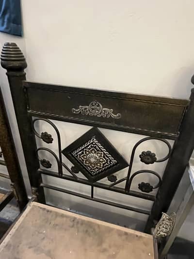 Single iron beds