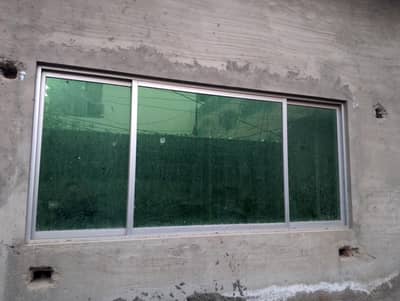 beautiful aluminum window with safety grill
