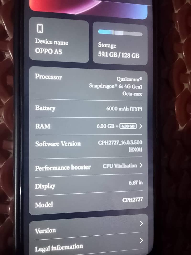 OPPO A5 6