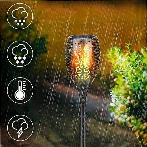 Forever Light Solar Garden Light, Garden and Balcony Lighting, IP65 LED, Decorative Outdoor Solar Lights/Ground Powered/Outdoor Garden Path Light.