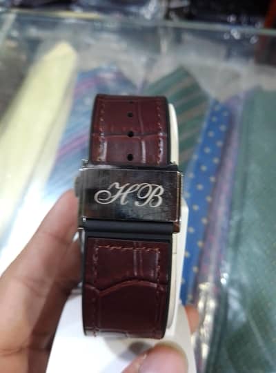 Premium Men's Skeleton Chronograph Watch – Brown Leather Strap