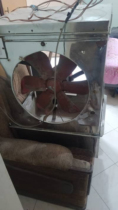Full steel body room air cooler with 100% cooper winding local made