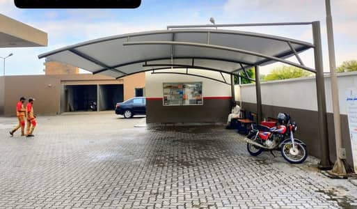Pole parking / Canopy shade / Padel court / Garage shade /Car parking