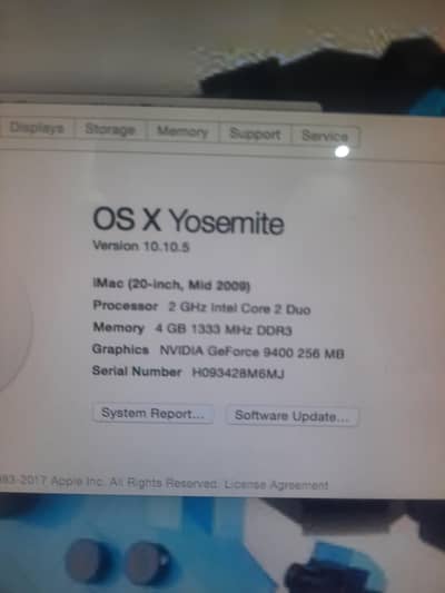 I MAC 2009 MODEL